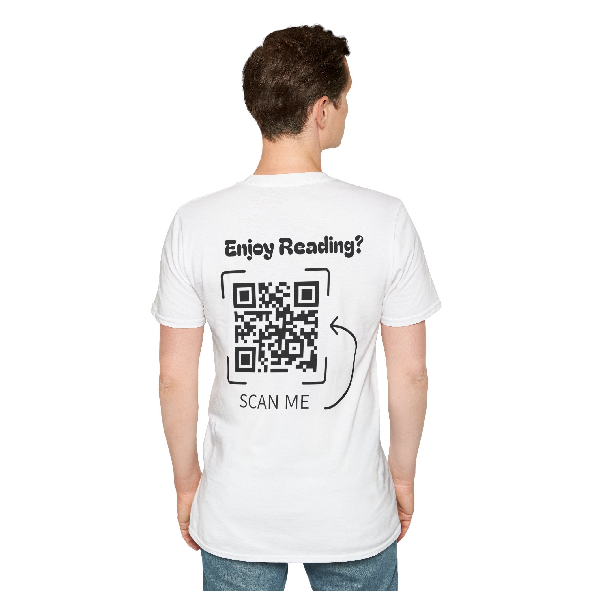 Adventure Graphic T-Shirt — “Adventures of Mongo & Trappy” with Back QR Code