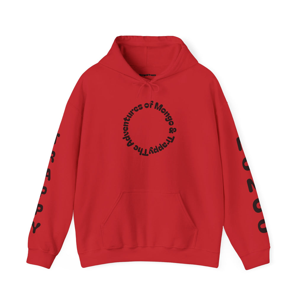 Dog Adventure Hoodie — "The Adventures of Mongo & Trappy" Graphic Hooded Sweatshirt