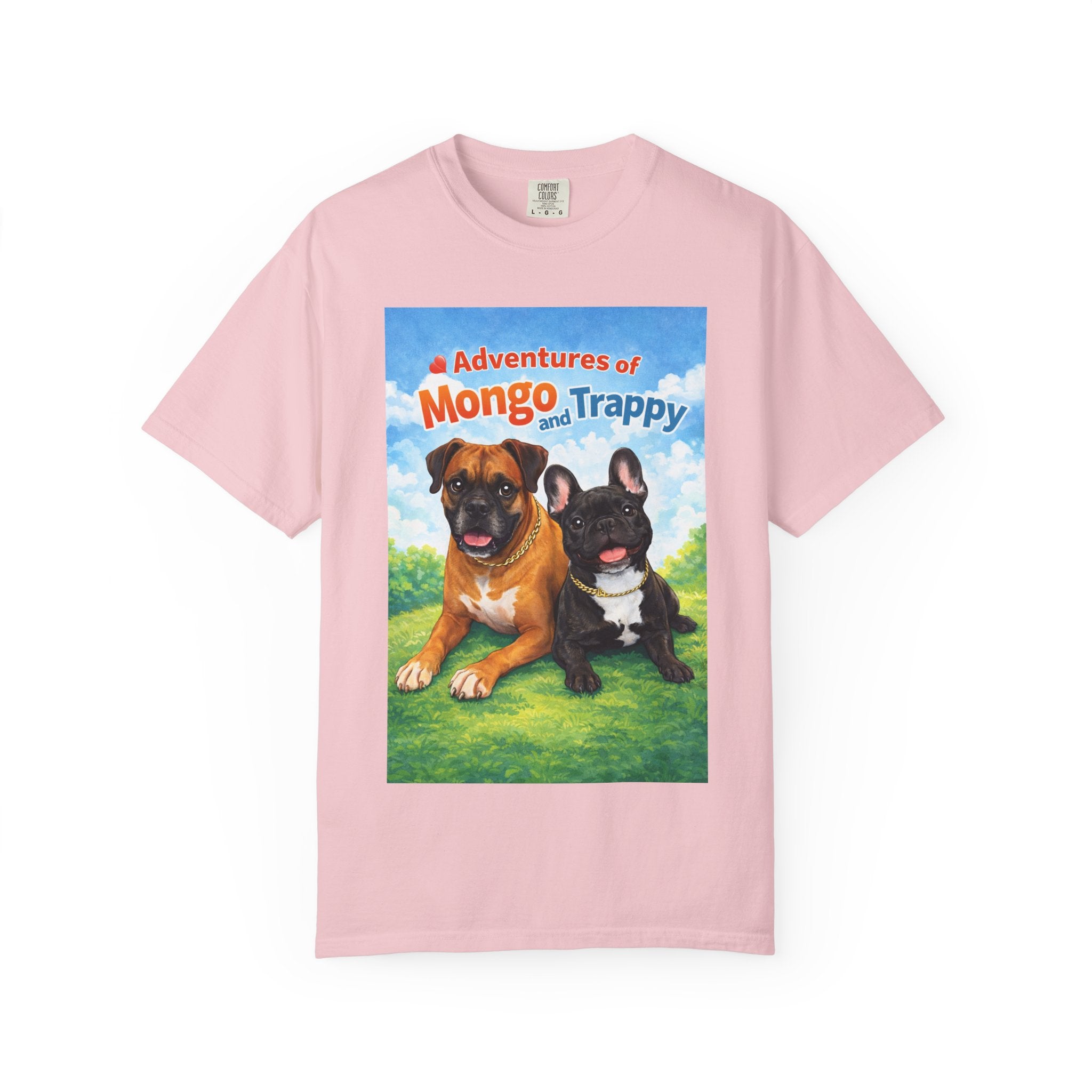 Adventures of Mongo and Trappy T-shirt | Dog Illustration, Cartoon Pets