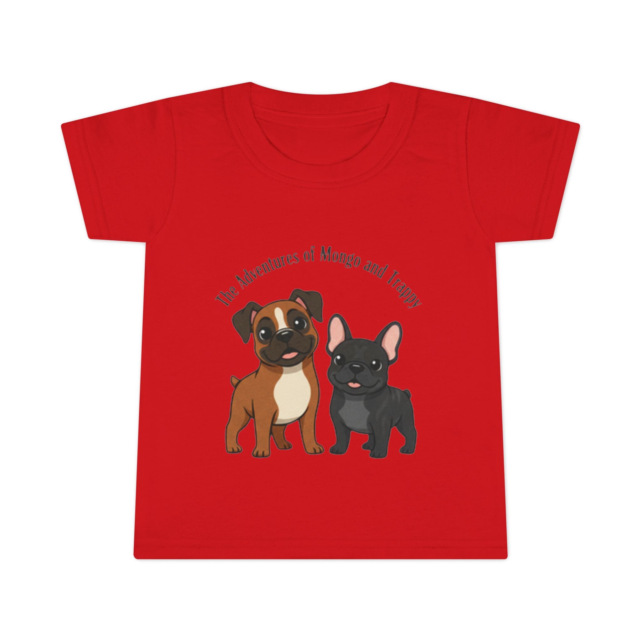Toddler T‑Shirt  Cartoon  Pups “Mongo and Trappy”