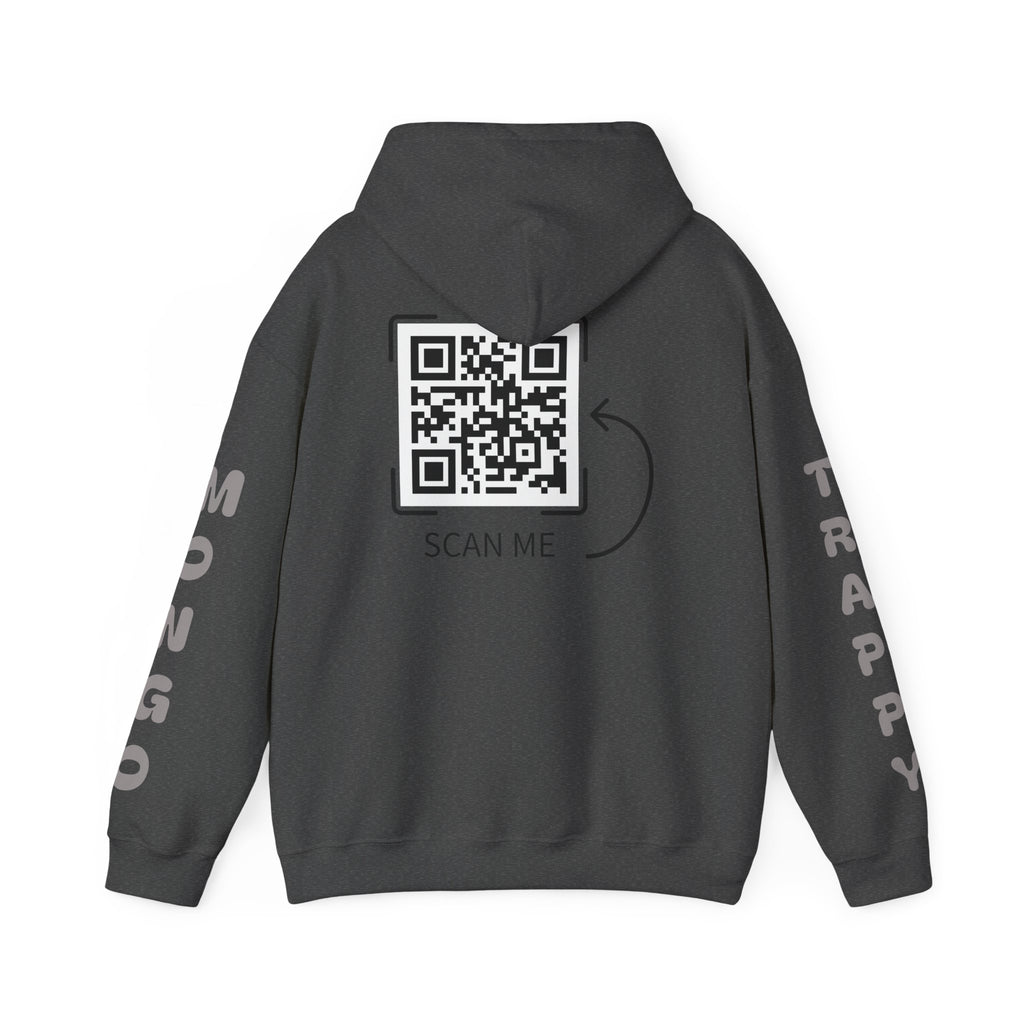Dog Duo Hoodie — "Mongo and Trappy" Portrait Hoodie with QR Code