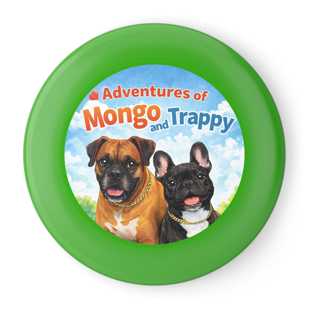 Frisbee — "Adventures of Mongo and Trappy" Dog Toss Disc