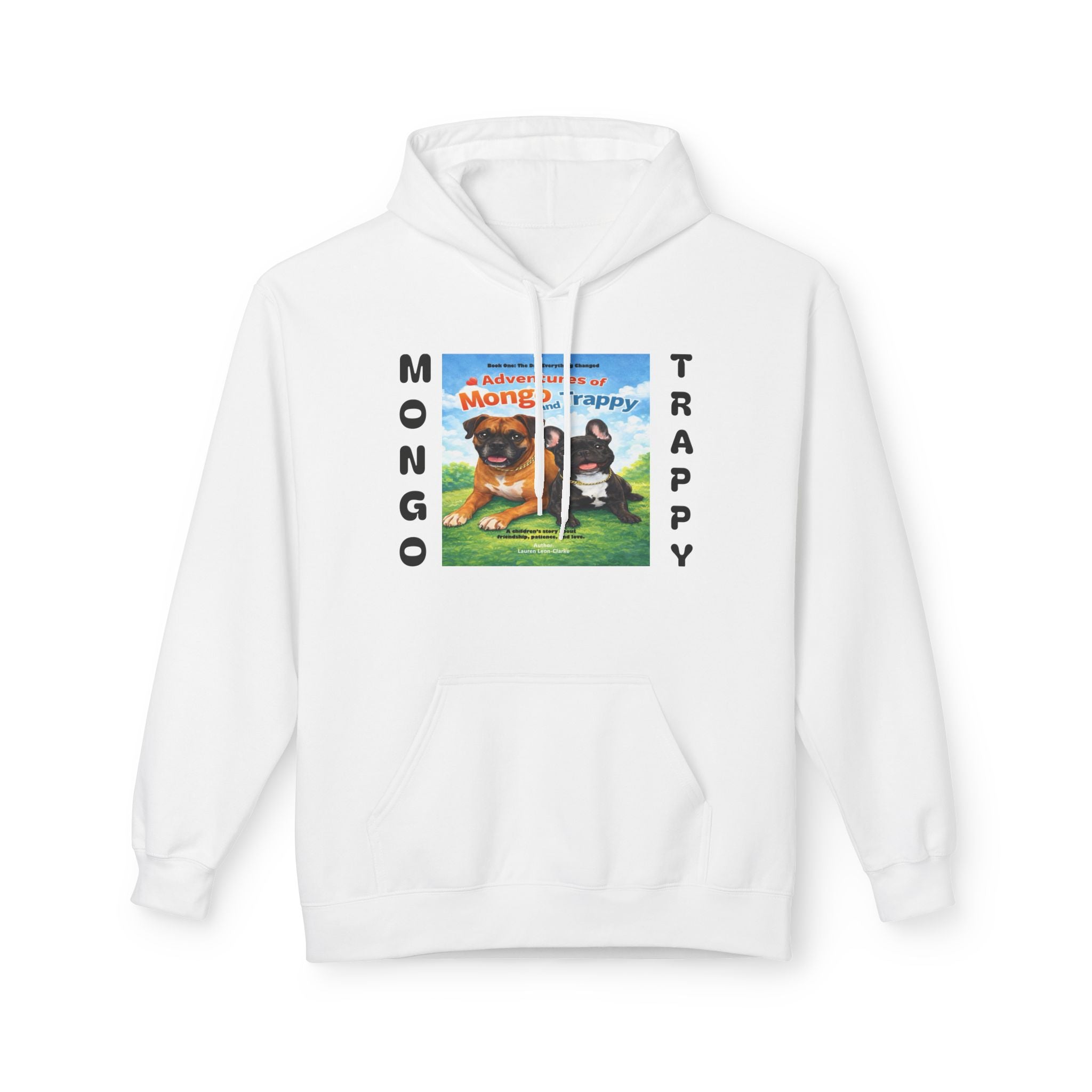 Mongo & Trappy Hoodie — "Adventures of Mongo and Trappy" QR-Scan Graphic Hoodie