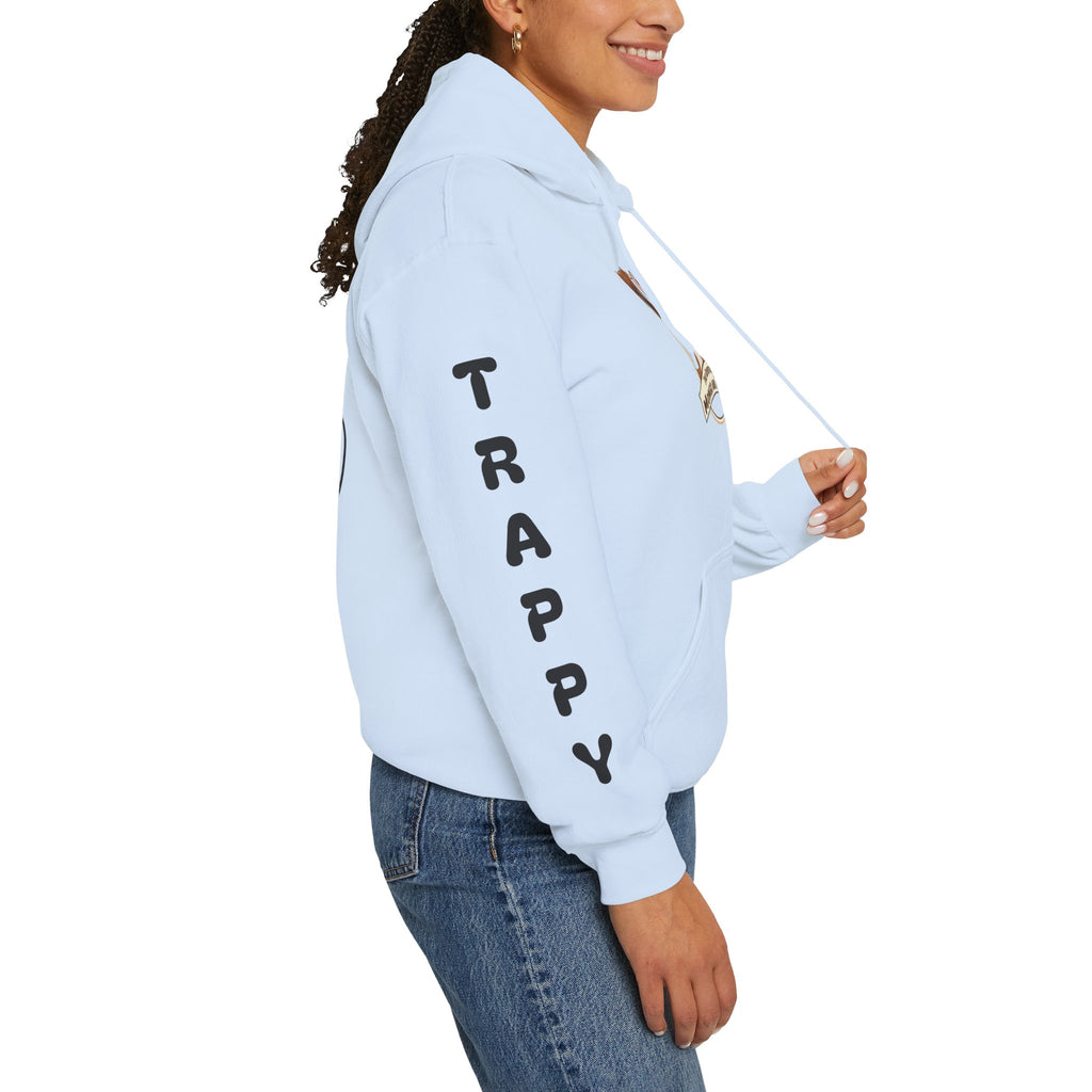 Dog Duo Hoodie — "Mongo and Trappy" Portrait Hoodie with QR Code