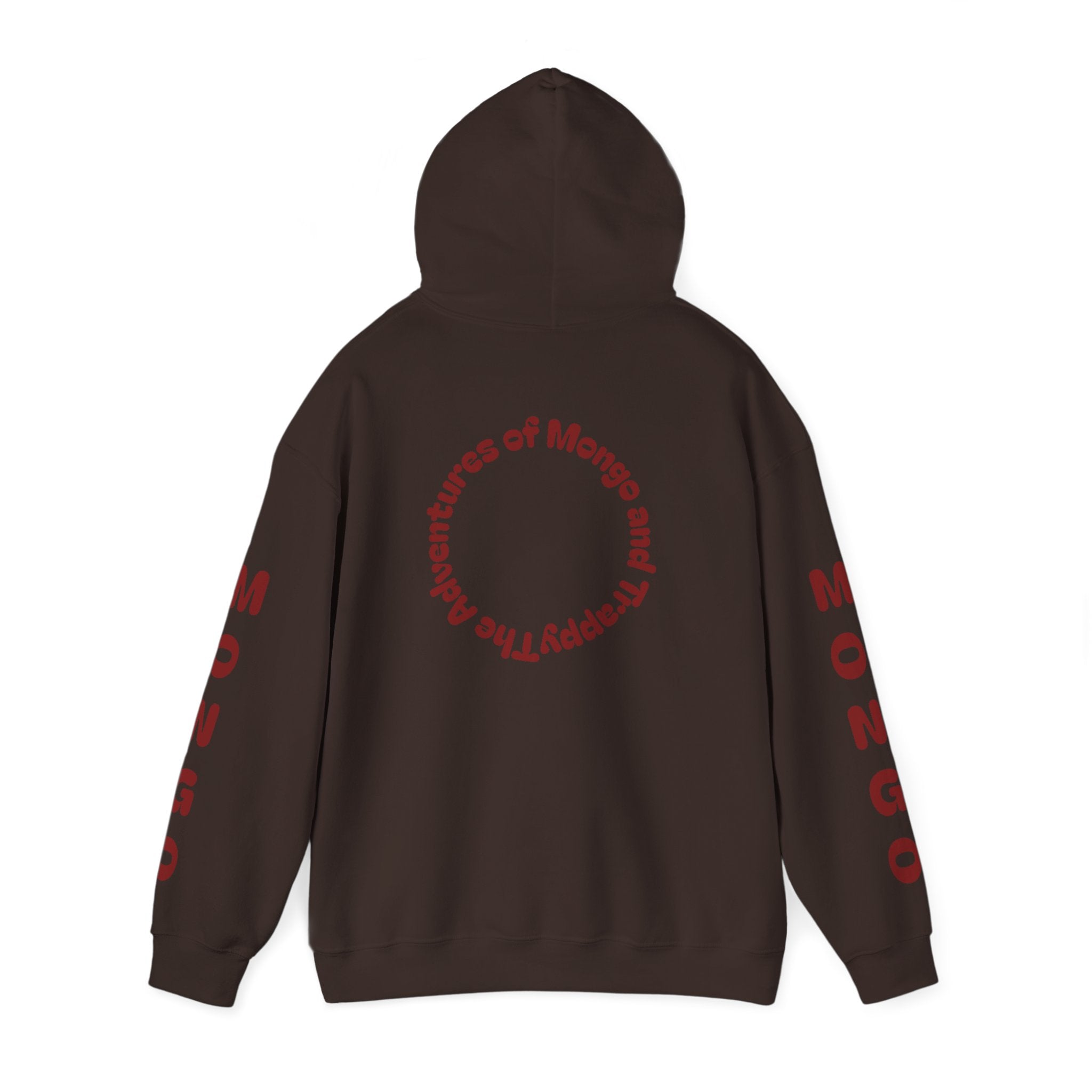 King Mungo Hoodie – Royal Dog Photo Pullover with 'Mungo' Sleeve Text