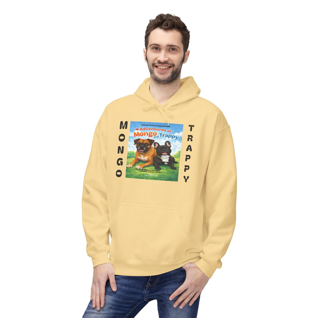 Mongo & Trappy Hoodie — "Adventures of Mongo and Trappy" QR-Scan Graphic Hoodie