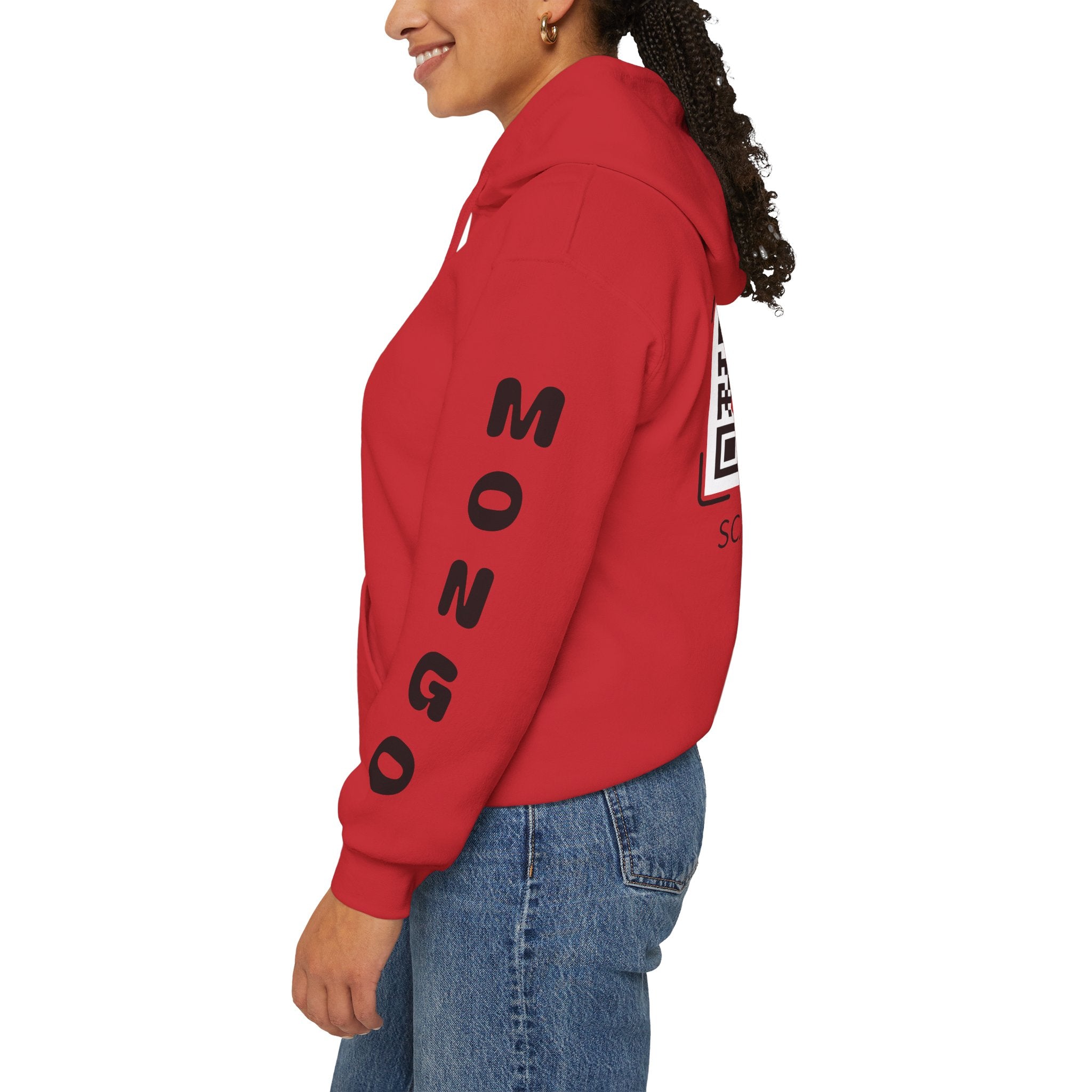 Dog Duo Hoodie — "Mongo and Trappy" Portrait Hoodie with QR Code