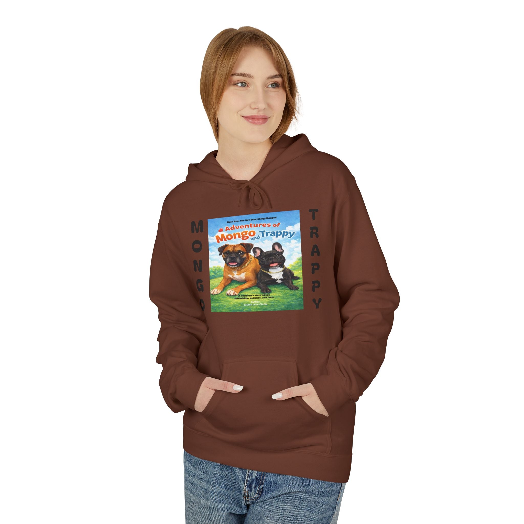 Mongo & Trappy Hoodie — "Adventures of Mongo and Trappy" QR-Scan Graphic Hoodie