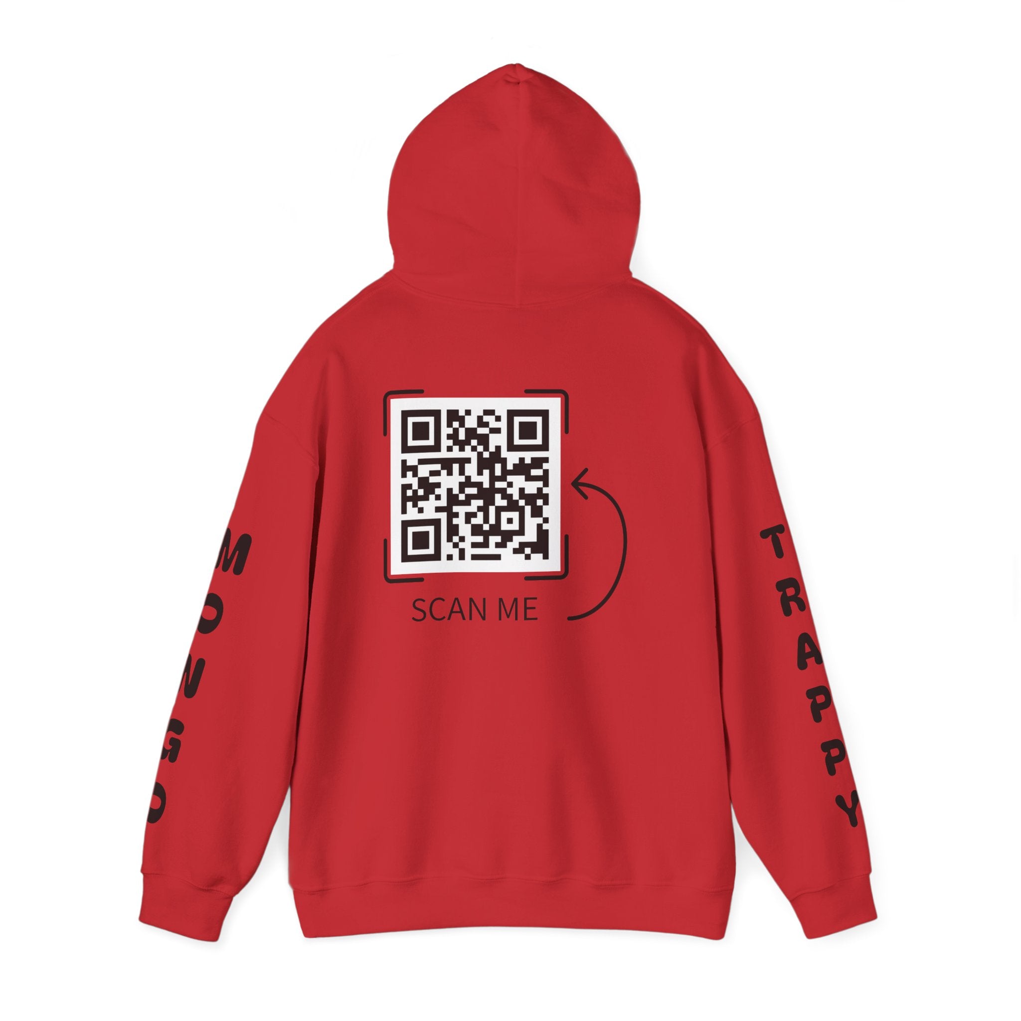 Dog Duo Hoodie — "Mongo and Trappy" Portrait Hoodie with QR Code