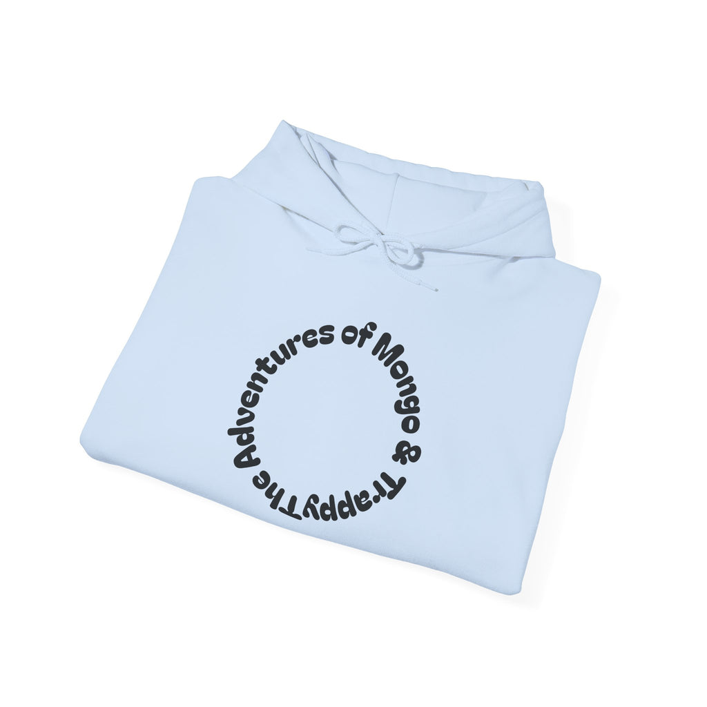 Dog Adventure Hoodie — "The Adventures of Mongo & Trappy" Graphic Hooded Sweatshirt