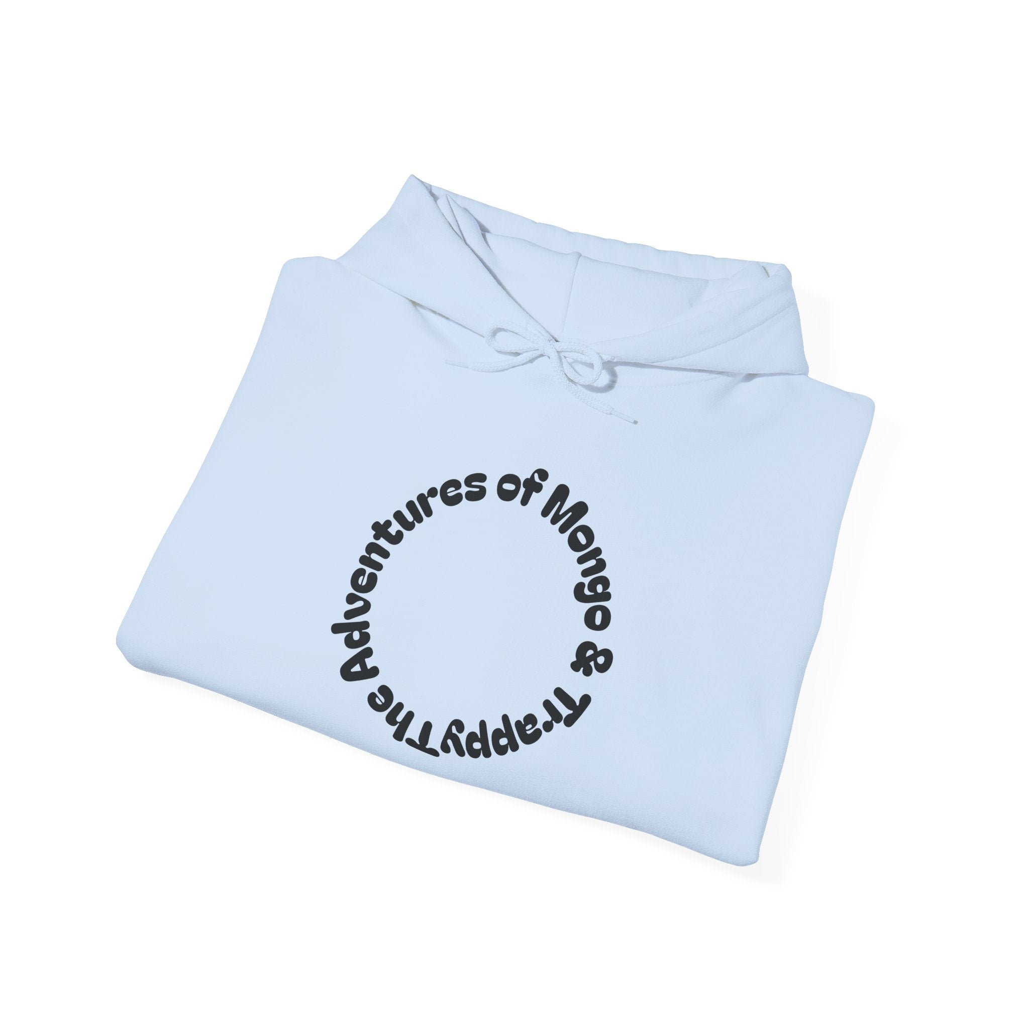 Dog Adventure Hoodie — "The Adventures of Mongo & Trappy" Graphic Hooded Sweatshirt
