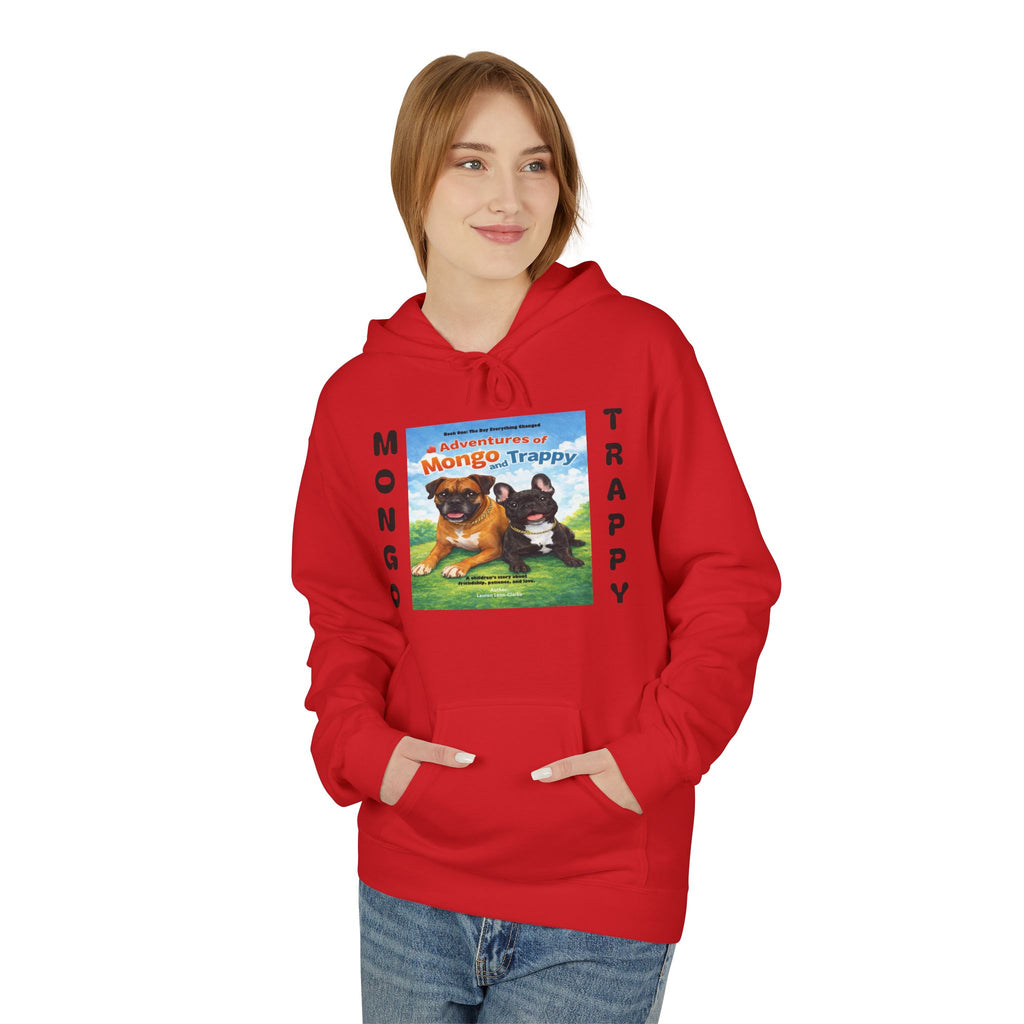 Mongo & Trappy Hoodie — "Adventures of Mongo and Trappy" QR-Scan Graphic Hoodie