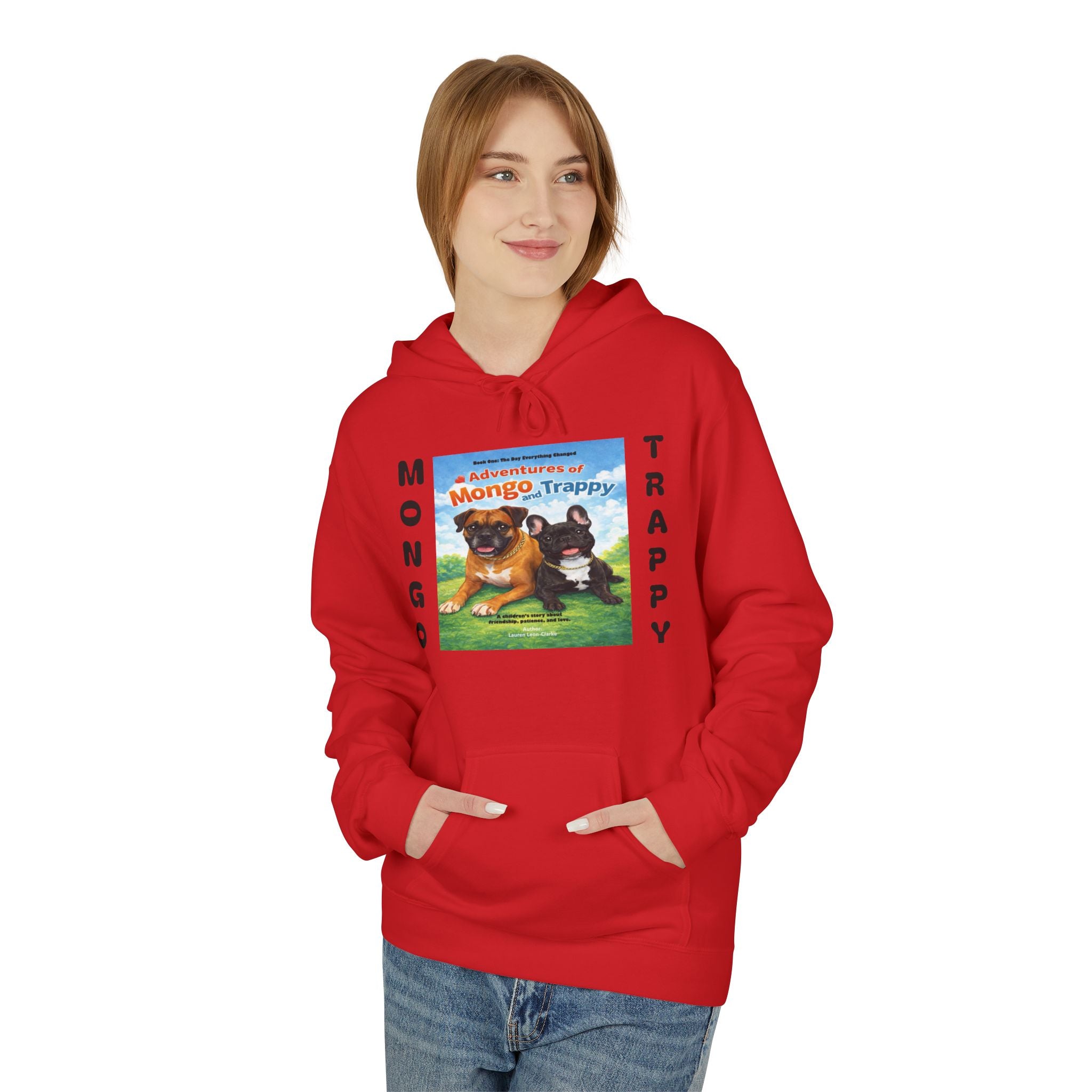 Mongo & Trappy Hoodie — "Adventures of Mongo and Trappy" QR-Scan Graphic Hoodie