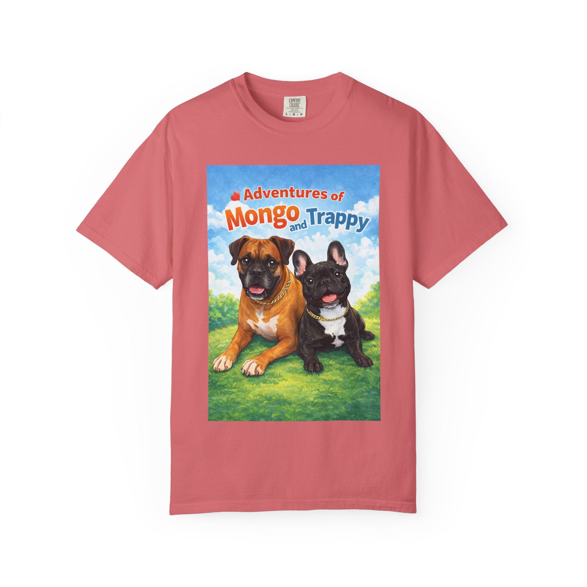 Adventures of Mongo and Trappy T-shirt | Dog Illustration, Cartoon Pets