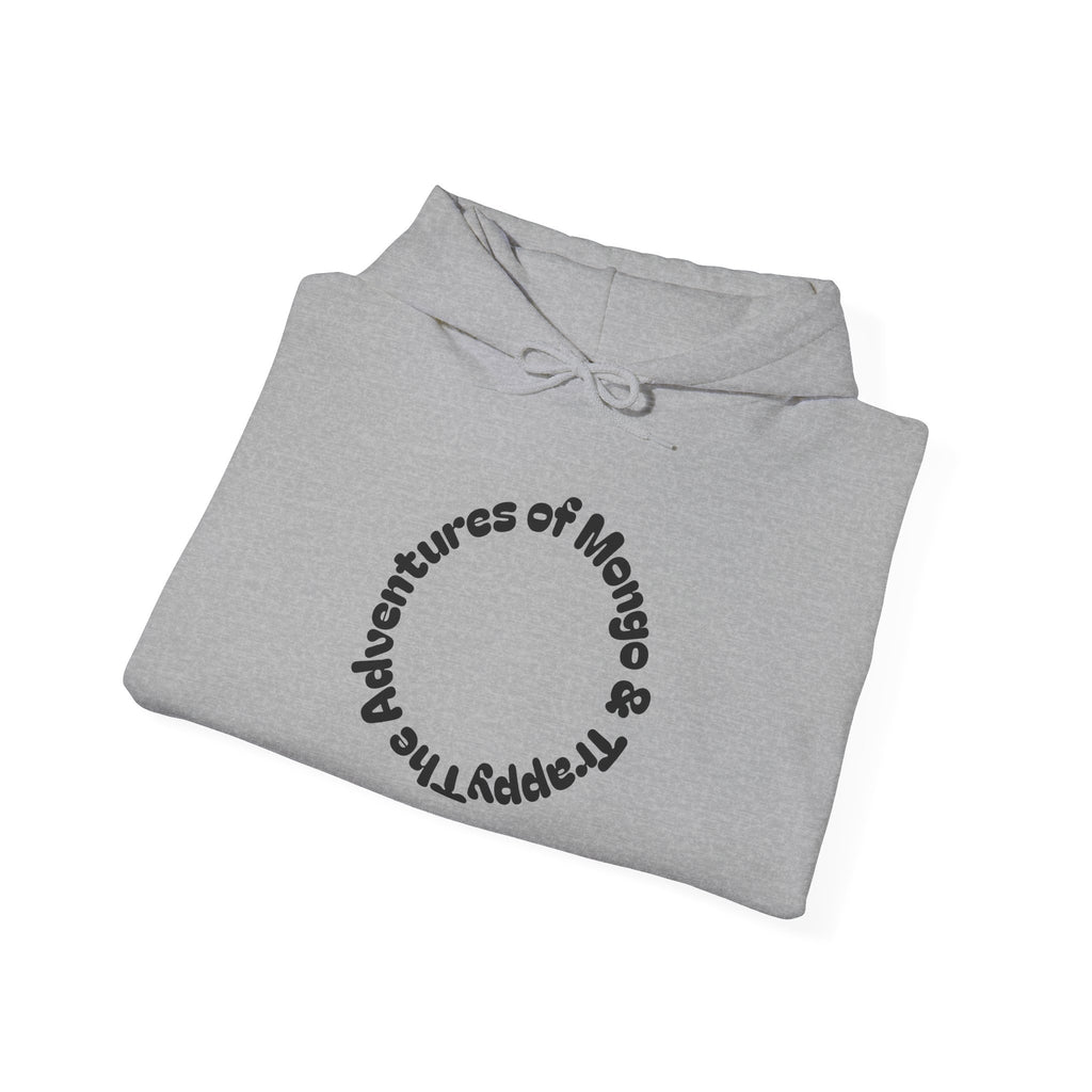 Dog Adventure Hoodie — "The Adventures of Mongo & Trappy" Graphic Hooded Sweatshirt