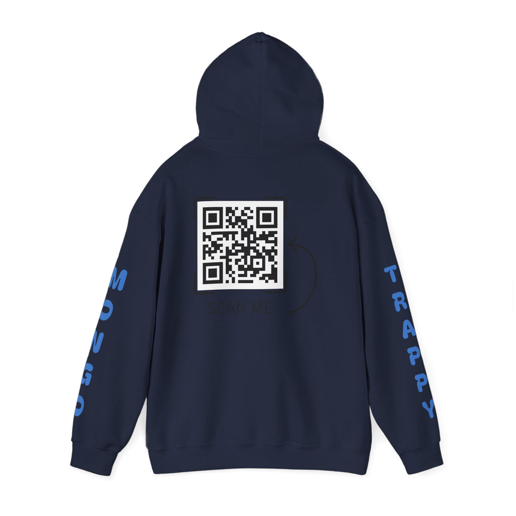 Dog Duo Hoodie — "Mongo and Trappy" Portrait Hoodie with QR Code