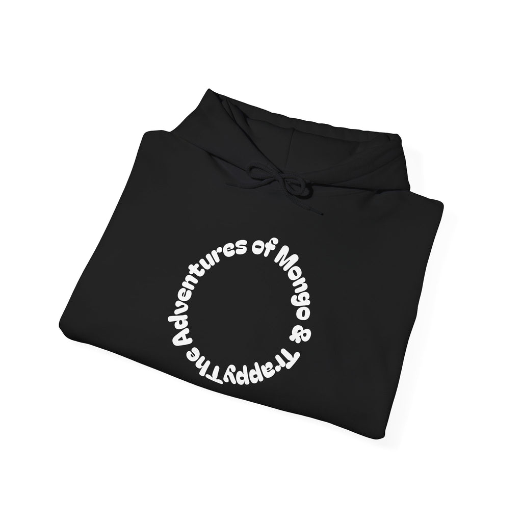 Dog Adventure Hoodie — "The Adventures of Mongo & Trappy" Graphic Hooded Sweatshirt