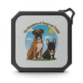 Outdoor Bluetooth Speaker — Illustrated Boxer & French Bulldog Design (“Two Reasons to Choose Outdoor Adventures”)