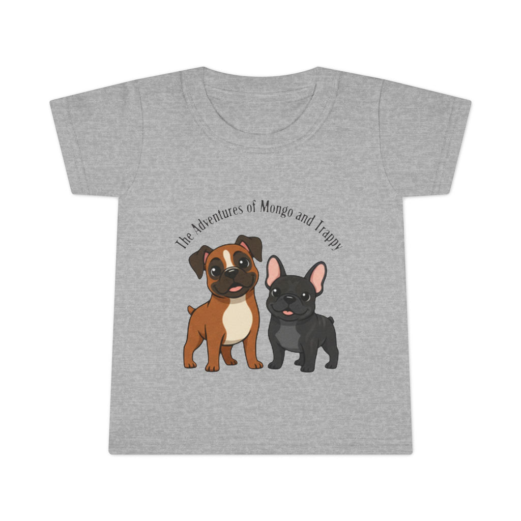 Toddler T‑Shirt  Cartoon  Pups “Mongo and Trappy”
