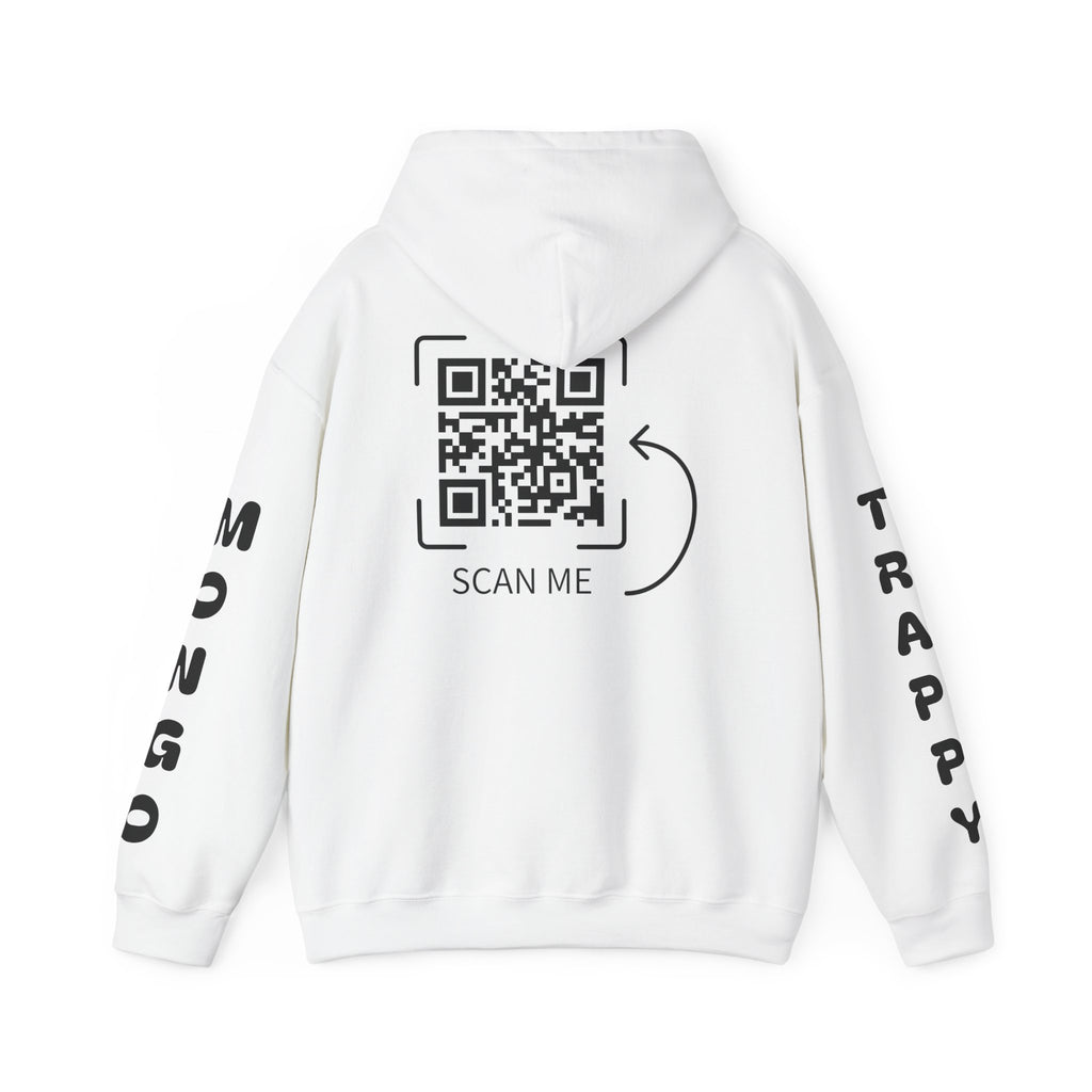 Dog Duo Hoodie — "Mongo and Trappy" Portrait Hoodie with QR Code