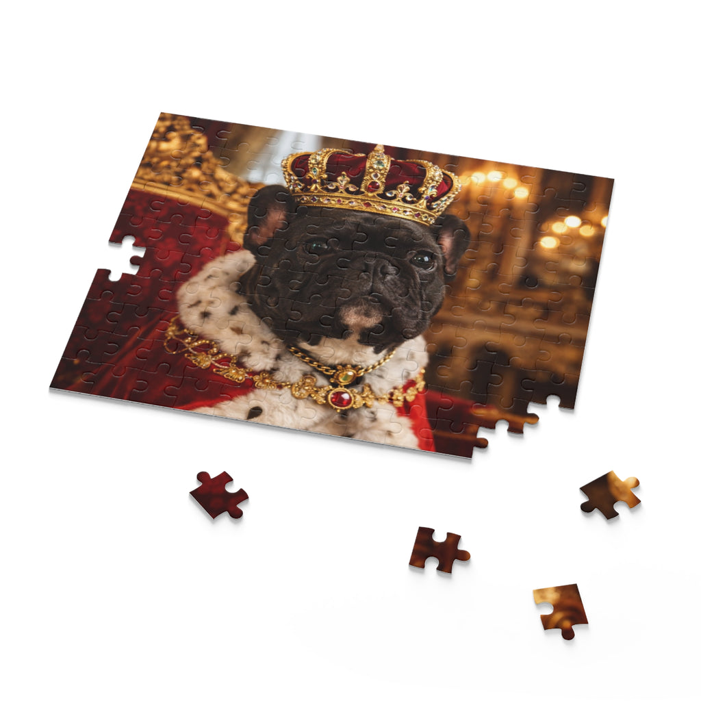 Royal French Bulldog Jigsaw Puzzle — King Pup 120/252/500-Piece