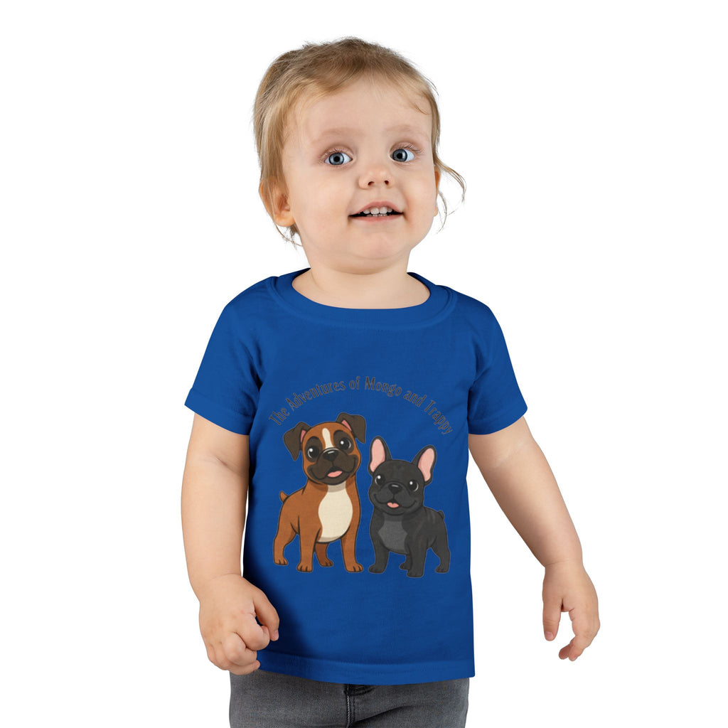 Toddler T‑Shirt  Cartoon  Pups “Mongo and Trappy”