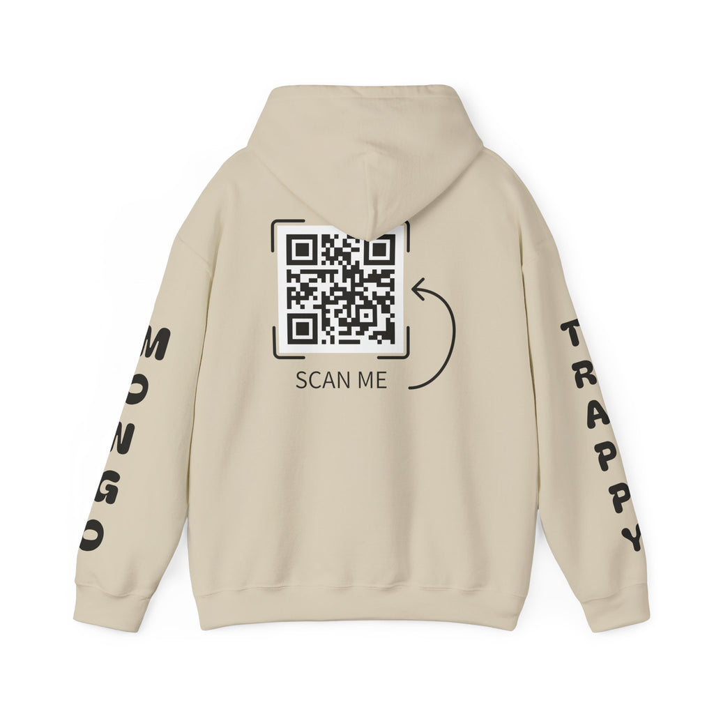 Dog Duo Hoodie — "Mongo and Trappy" Portrait Hoodie with QR Code