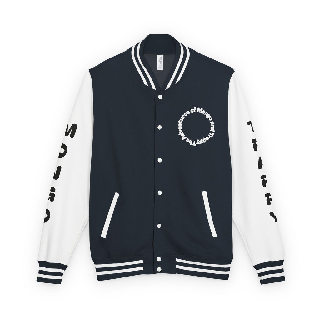 The Adventures of Mongo and Trappy Letterman Jacket | Dog Portrait Varsity Jacket