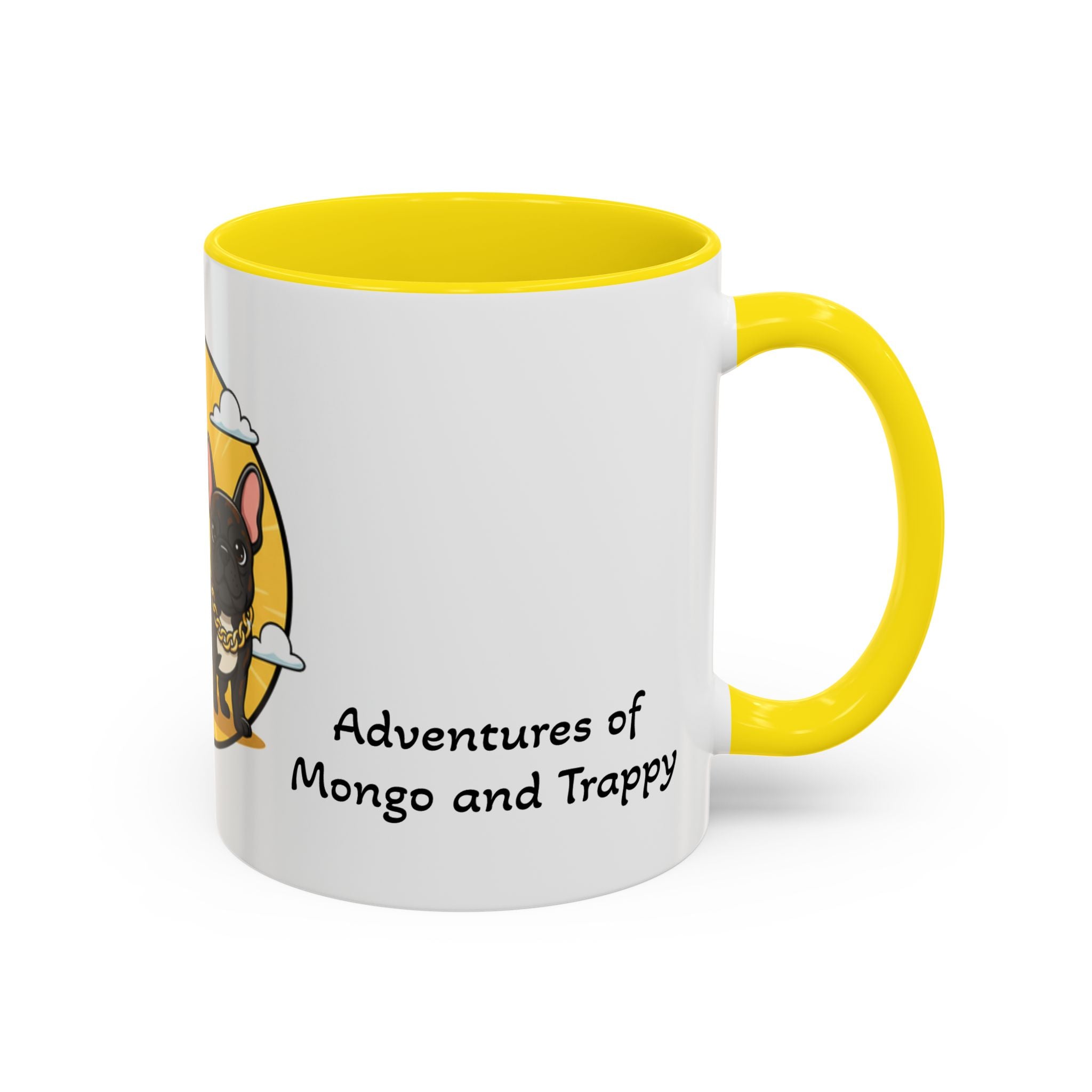 Coffee Mug — 'Adventures of Mongo and Trappy' Cartoon Dog Mug