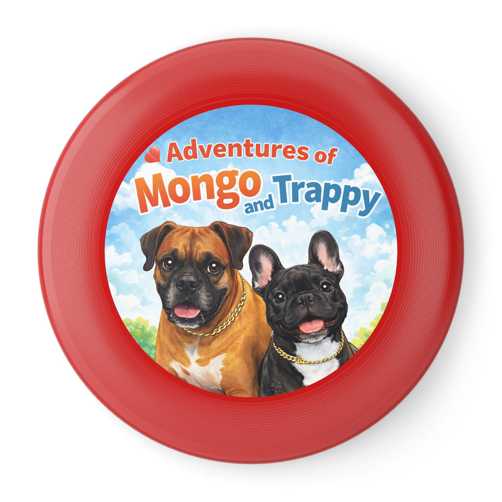Frisbee — "Adventures of Mongo and Trappy" Dog Toss Disc