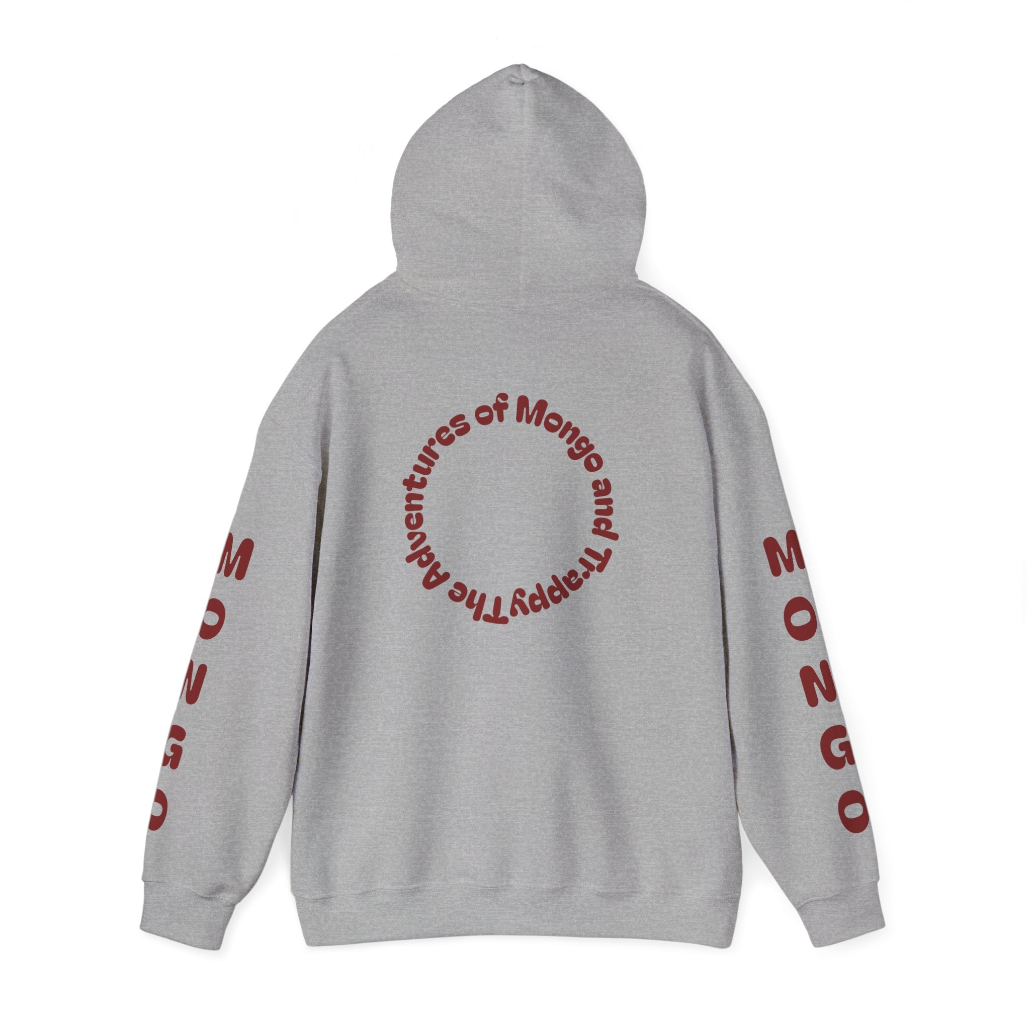 King Mungo Hoodie – Royal Dog Photo Pullover with 'Mungo' Sleeve Text