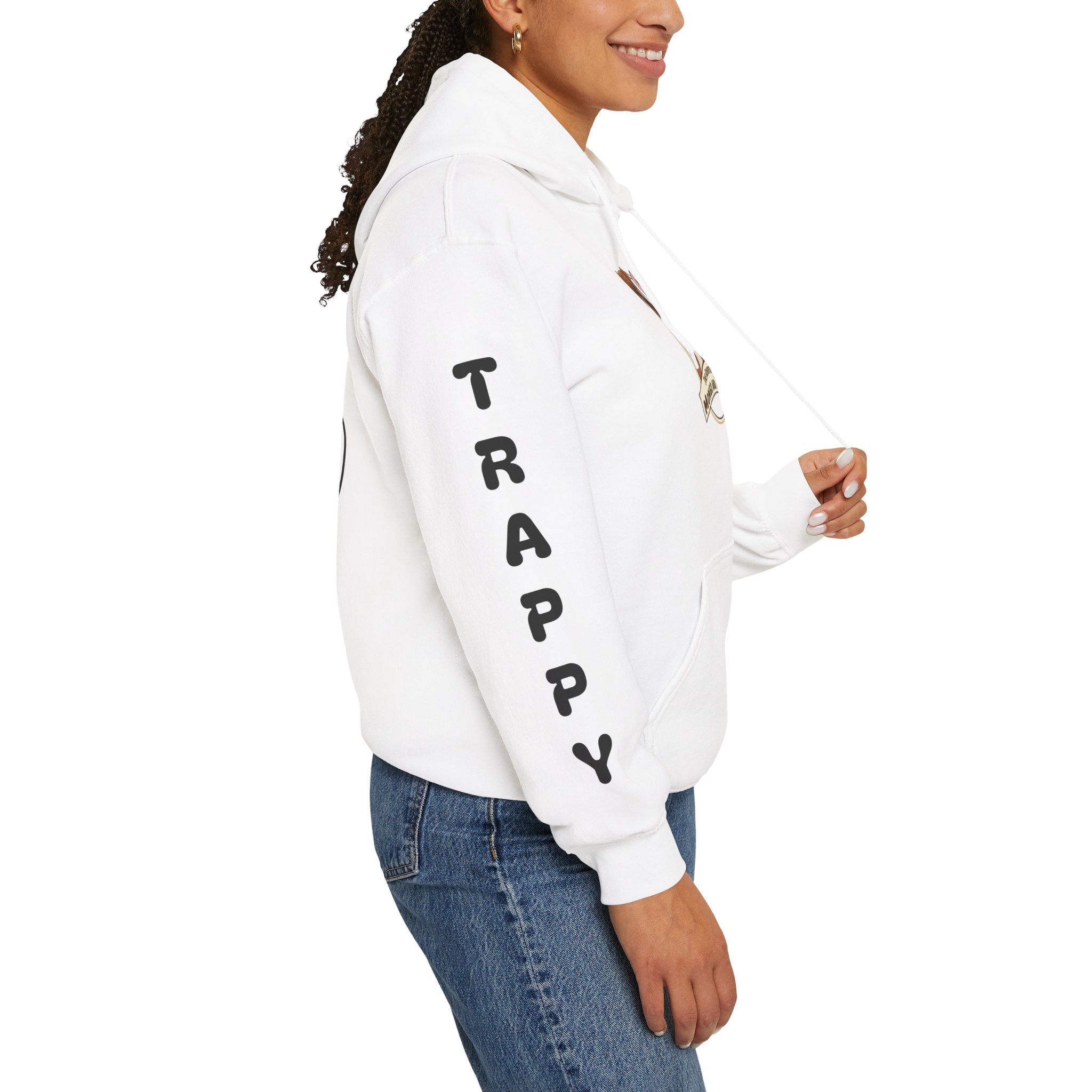 Dog Duo Hoodie — "Mongo and Trappy" Portrait Hoodie with QR Code