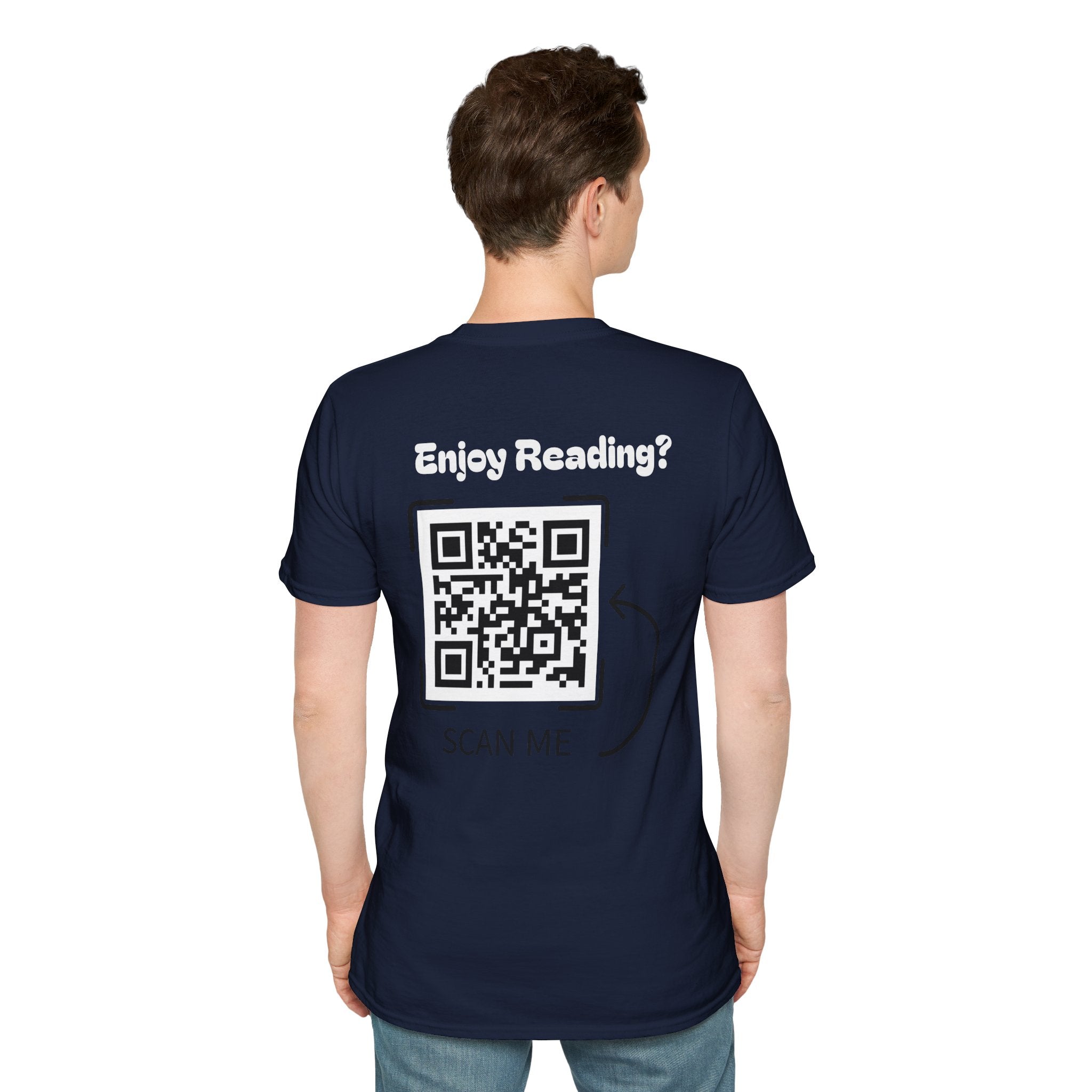 Adventure Graphic T-Shirt — “Adventures of Mongo & Trappy” with Back QR Code