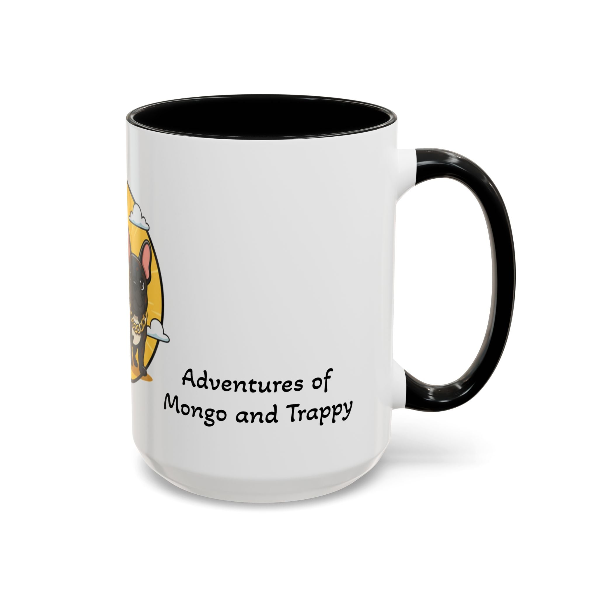 Coffee Mug — 'Adventures of Mongo and Trappy' Cartoon Dog Mug
