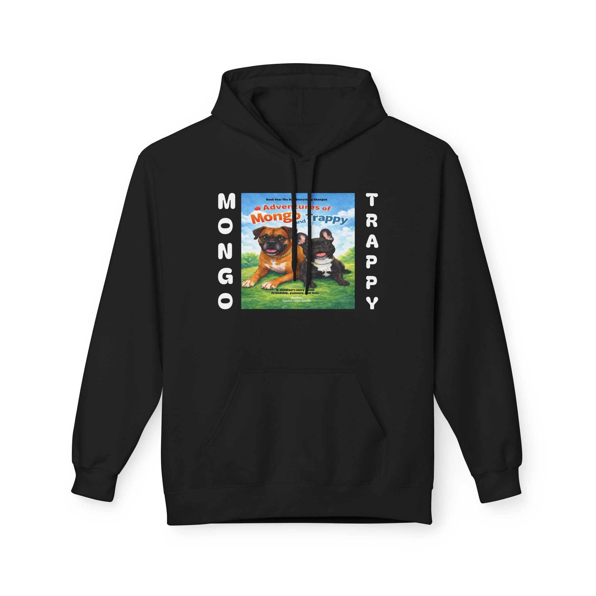 Mongo & Trappy Hoodie — "Adventures of Mongo and Trappy" QR-Scan Graphic Hoodie