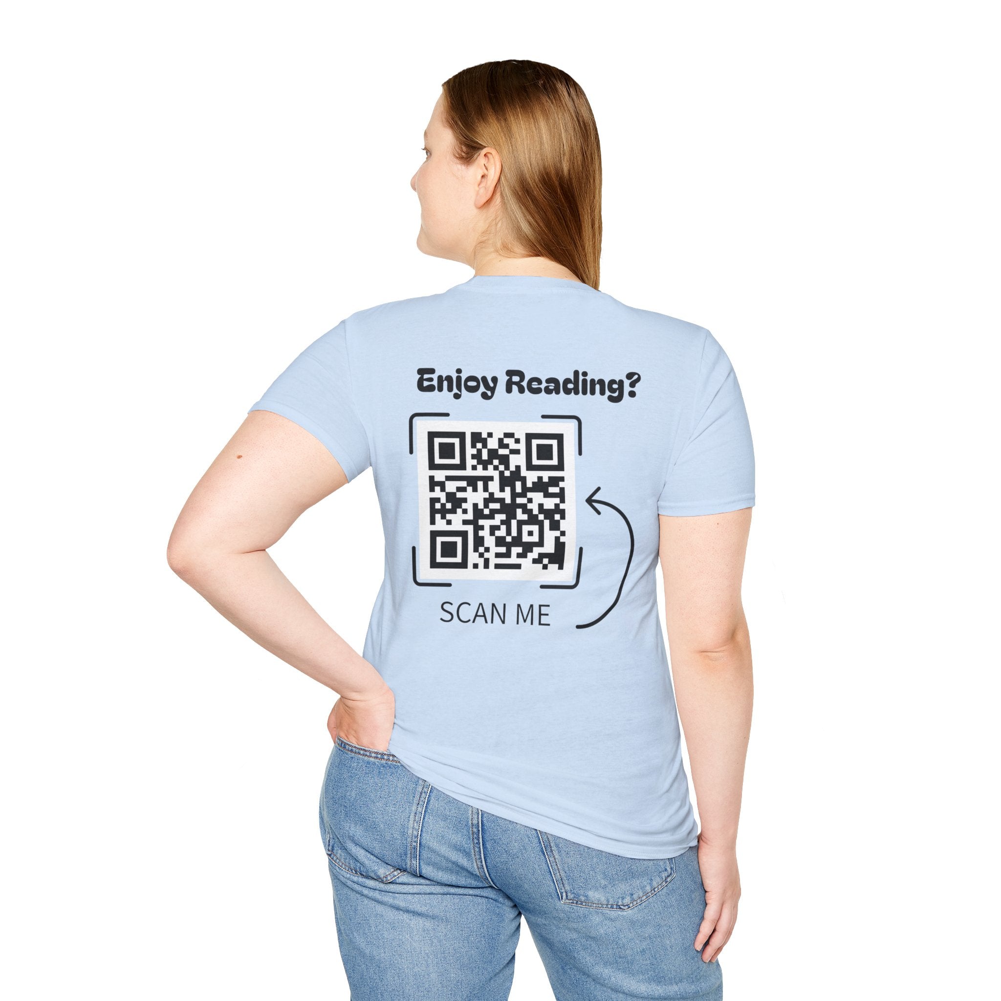 Adventure Graphic T-Shirt — “Adventures of Mongo & Trappy” with Back QR Code