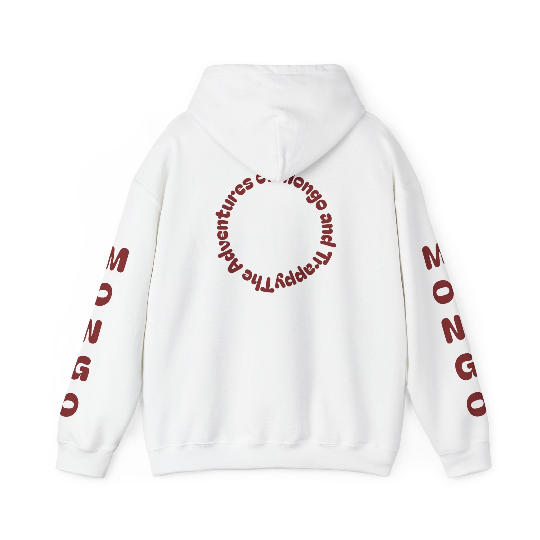 King Mungo Hoodie – Royal Dog Photo Pullover with 'Mungo' Sleeve Text