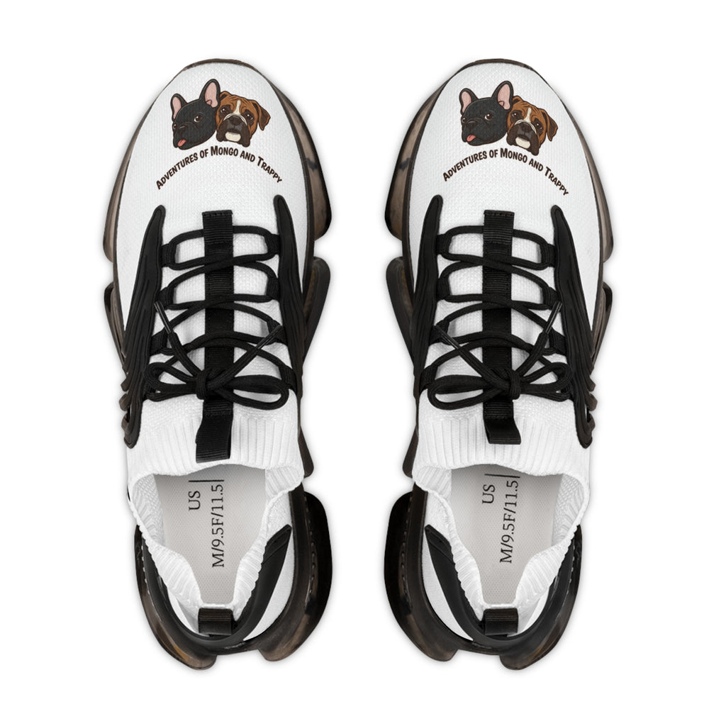 Mesh Sneakers — Custom French Bulldog Graphic Athletic Shoes