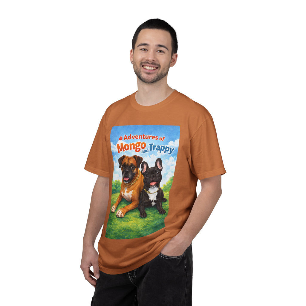 Adventures of Mongo and Trappy T-shirt | Dog Illustration, Cartoon Pets