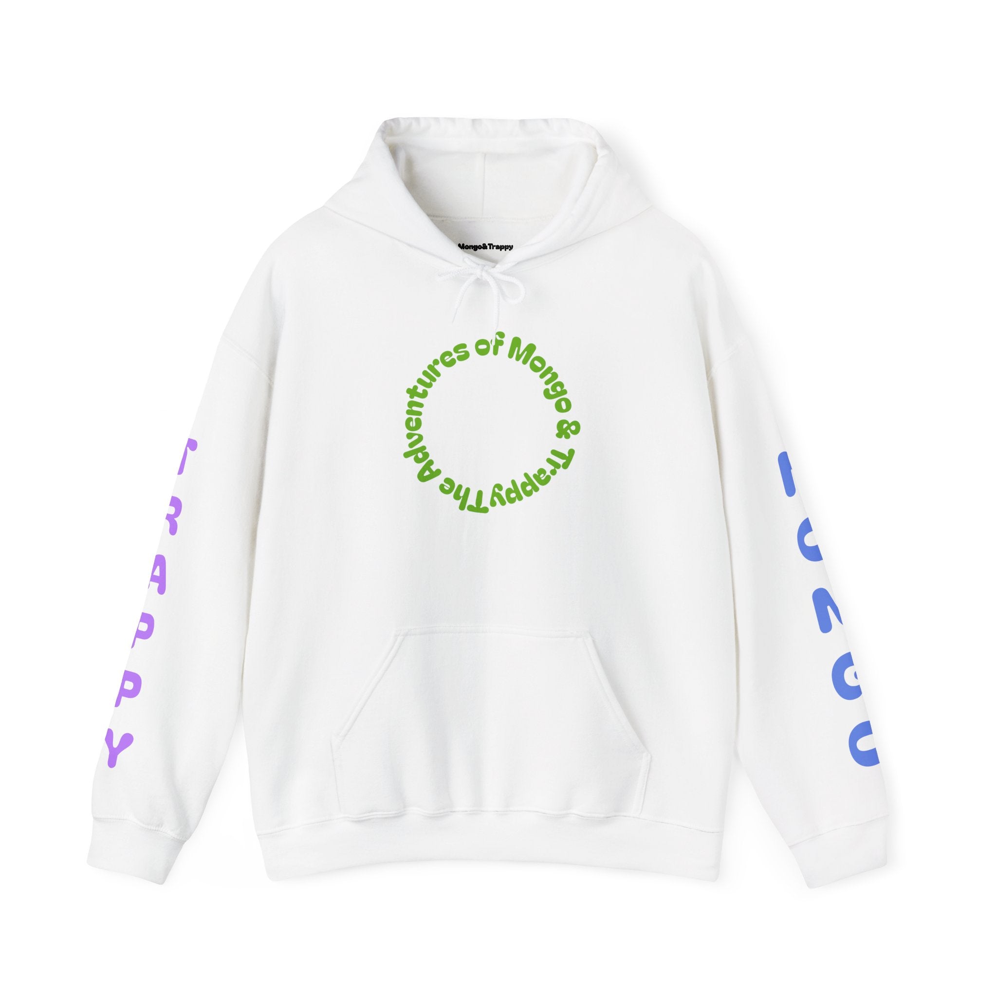 Dog Adventure Hoodie — "The Adventures of Mongo & Trappy" Graphic Hooded Sweatshirt