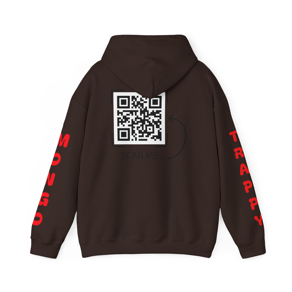 Dog Duo Hoodie — "Mongo and Trappy" Portrait Hoodie with QR Code