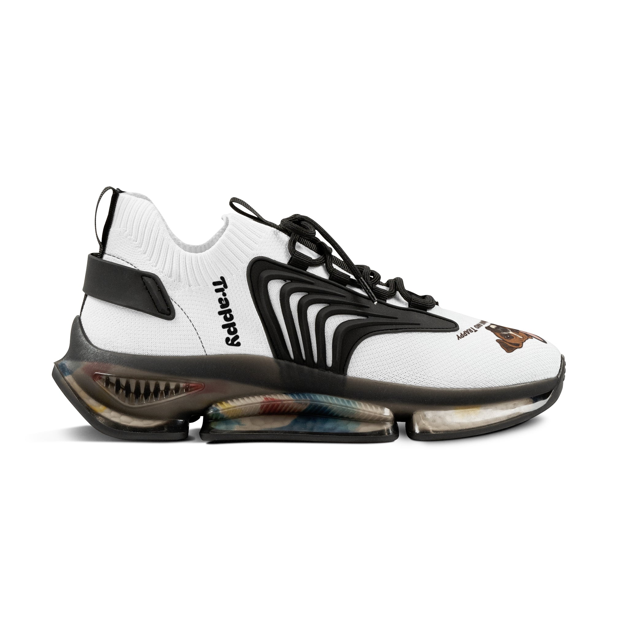 Mesh Sneakers — Custom French Bulldog Graphic Athletic Shoes
