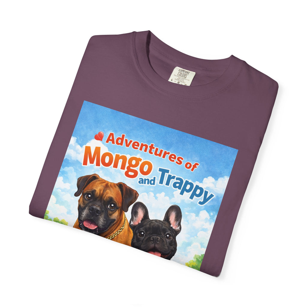 Adventures of Mongo and Trappy T-shirt | Dog Illustration, Cartoon Pets
