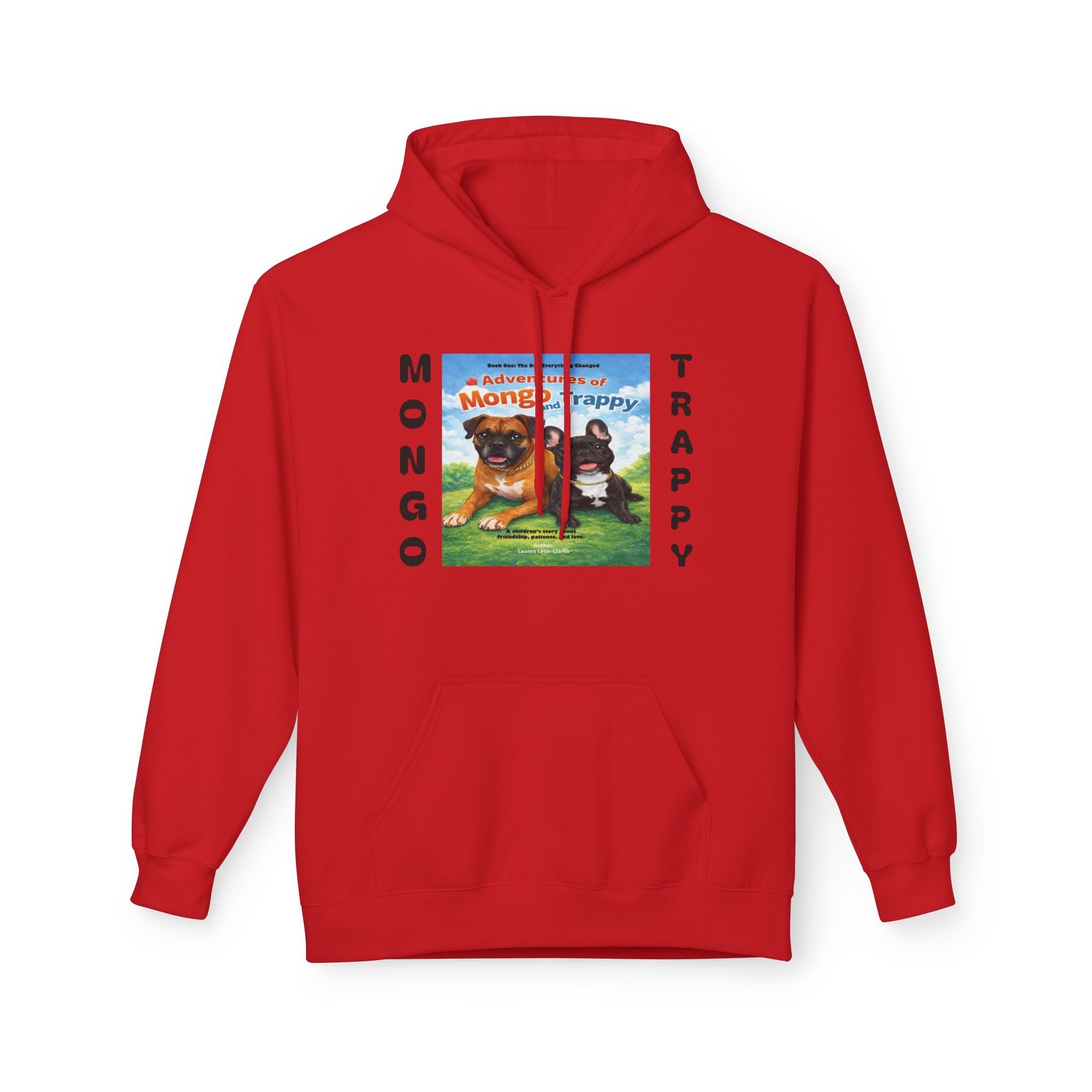 Mongo & Trappy Hoodie — "Adventures of Mongo and Trappy" QR-Scan Graphic Hoodie