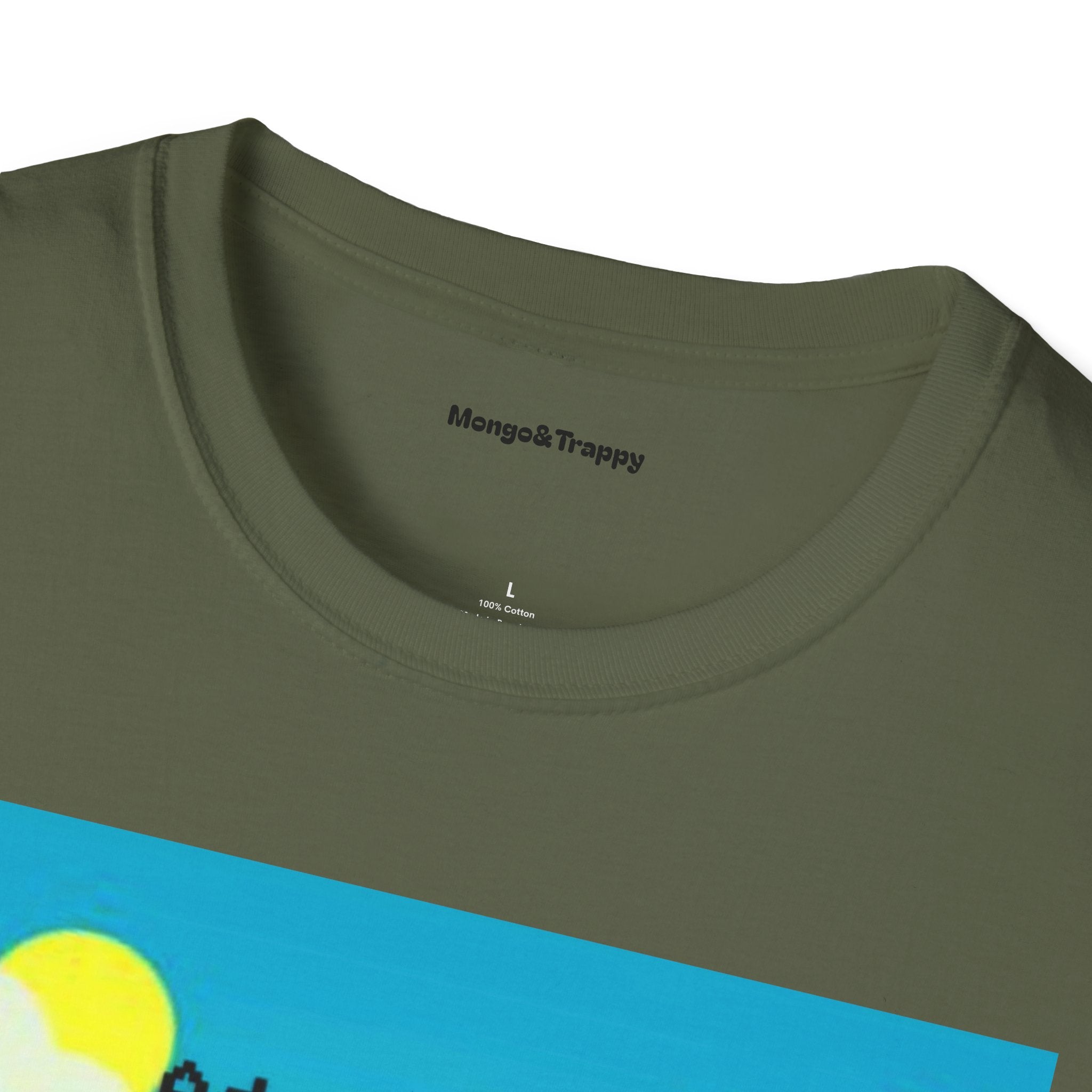 Adventure Graphic T-Shirt — “Adventures of Mongo & Trappy” with Back QR Code