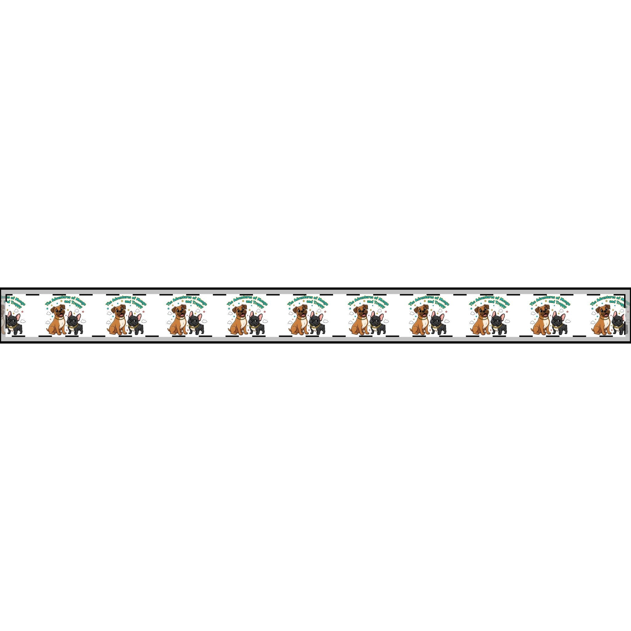 Steering Wheel Cover — Cute Dog & Cat Pet Portraits Pattern