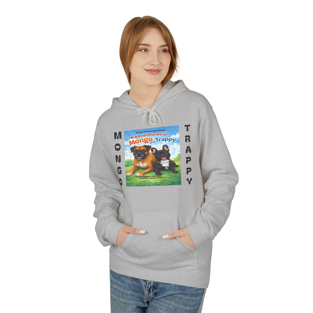 Mongo & Trappy Hoodie — "Adventures of Mongo and Trappy" QR-Scan Graphic Hoodie