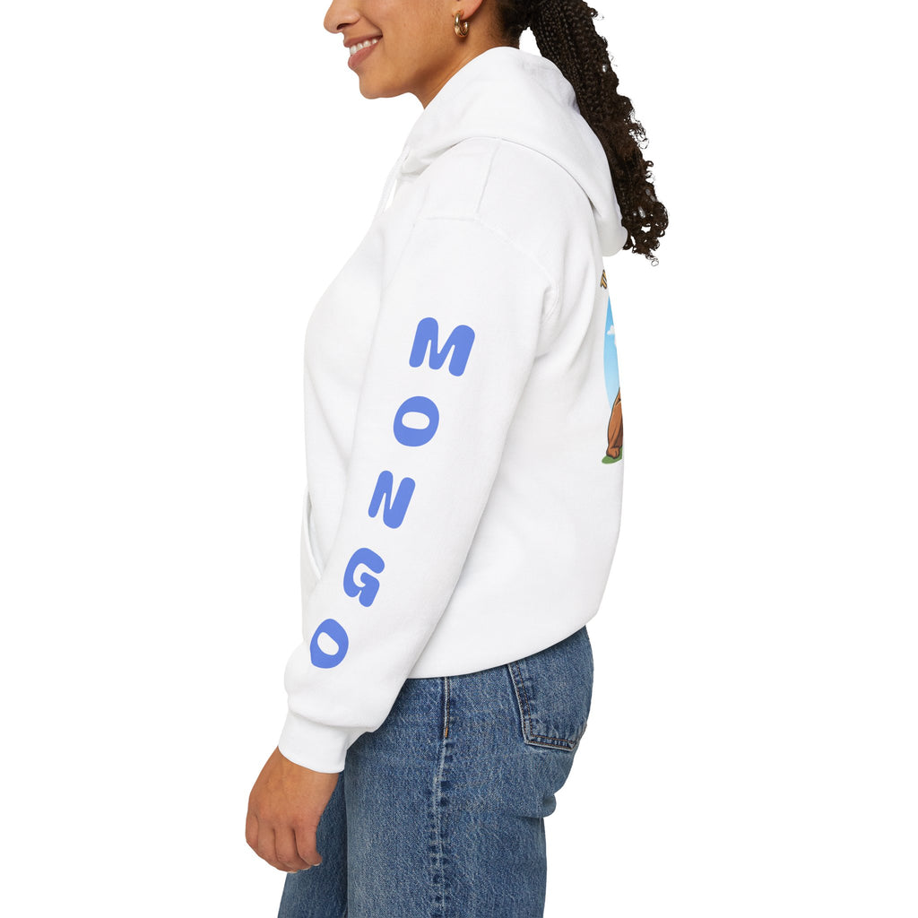 Dog Adventure Hoodie — "The Adventures of Mongo & Trappy" Graphic Hooded Sweatshirt