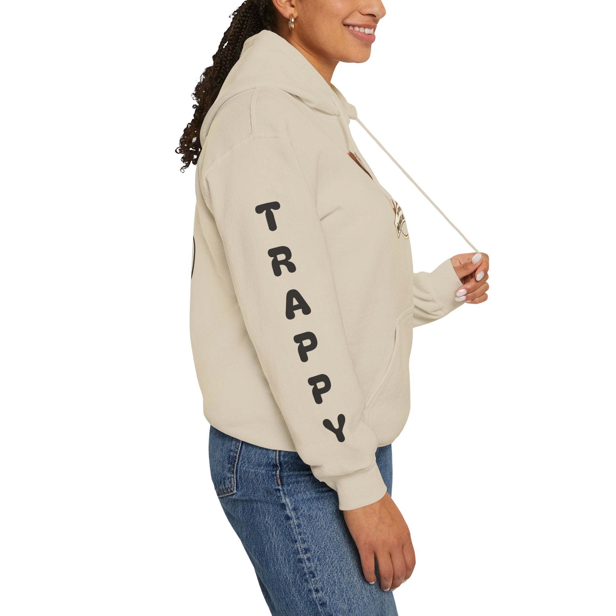Dog Duo Hoodie — "Mongo and Trappy" Portrait Hoodie with QR Code