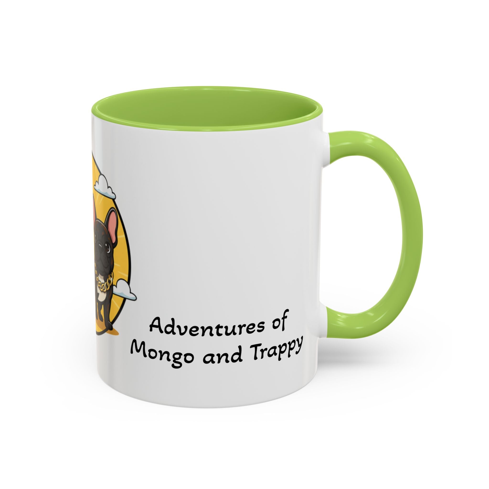 Coffee Mug — 'Adventures of Mongo and Trappy' Cartoon Dog Mug